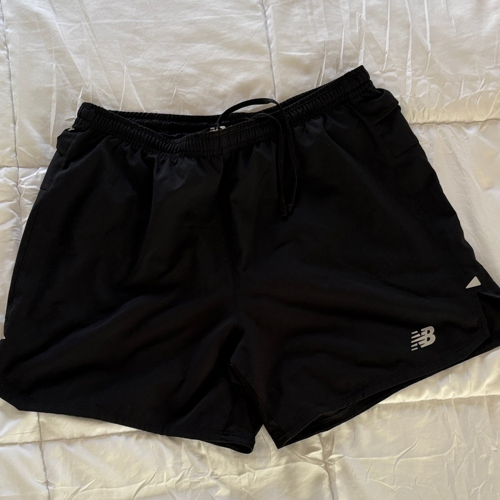 New Balance Men’s Black Running Shorts